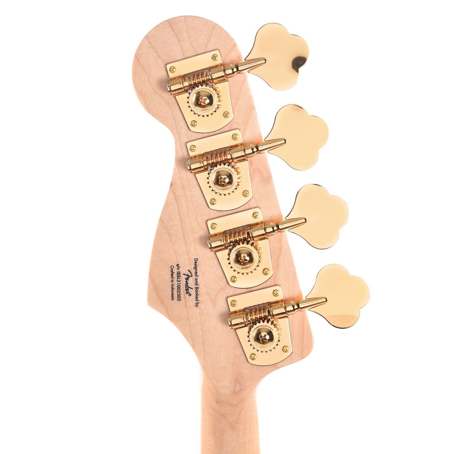 Squier 40th Anniversary Gold Edition Jazz Bass Olympic White w/Gold Anodized Pickguard Bass Guitars / 4-String