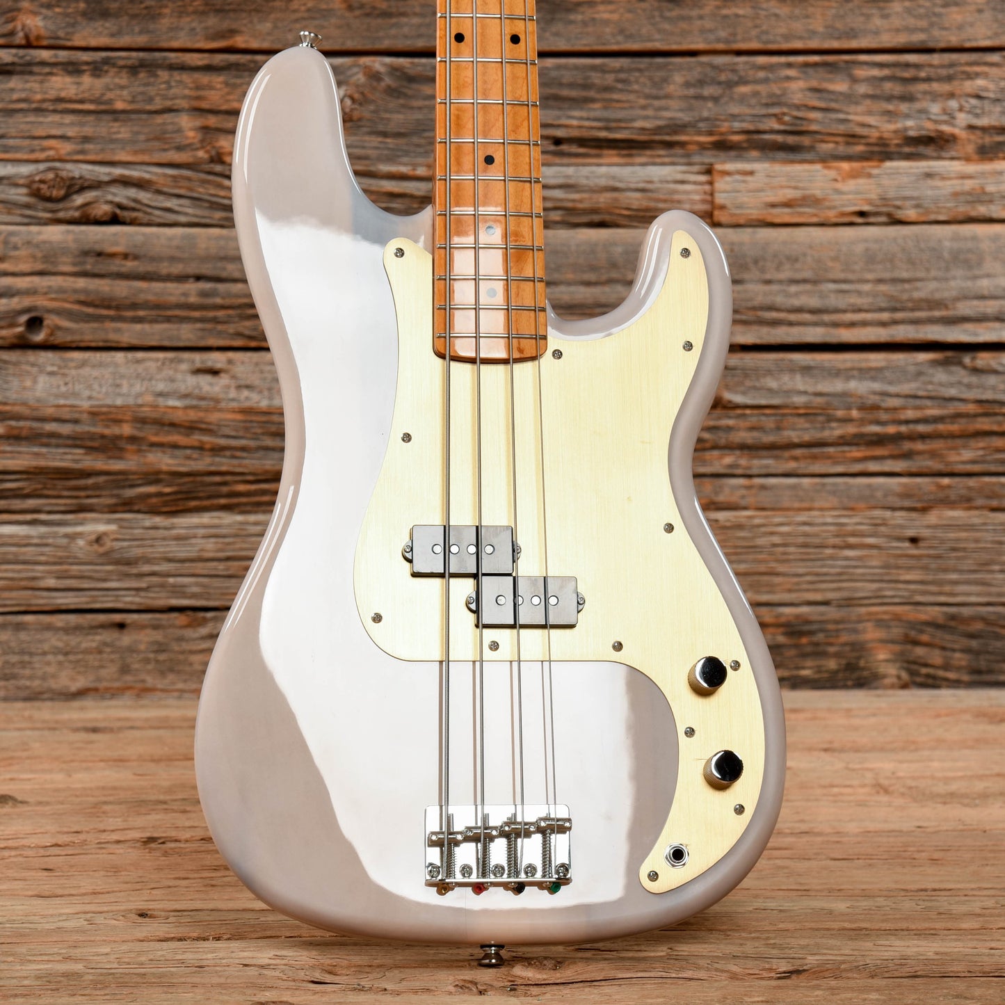 Squier Classic Vibe Late '50s Precision Bass White Blonde w/Gold Anodized Pickguard Bass Guitars / 4-String