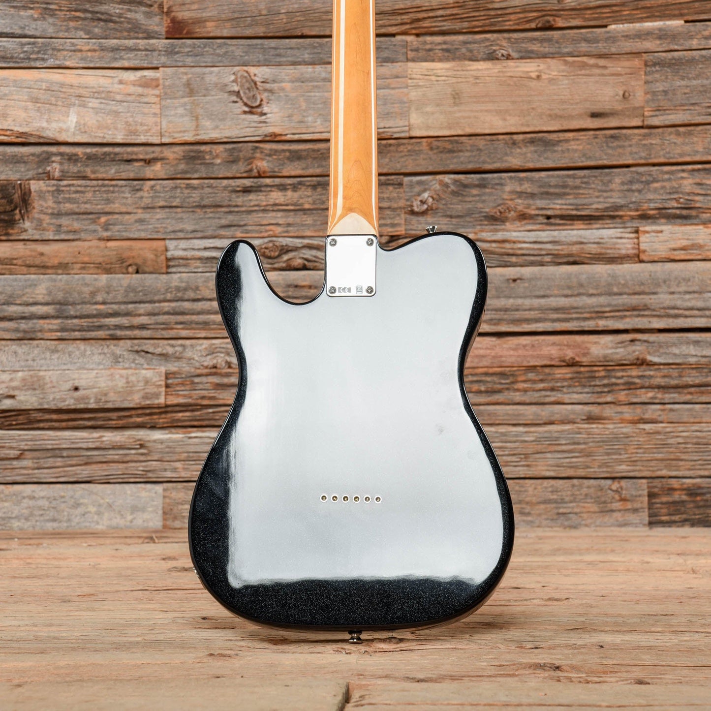 Squier Classic Vibe '60s Telecaster Thinline Black Metallic w/Silver Anodized Pickguard Electric Guitars / Semi-Hollow
