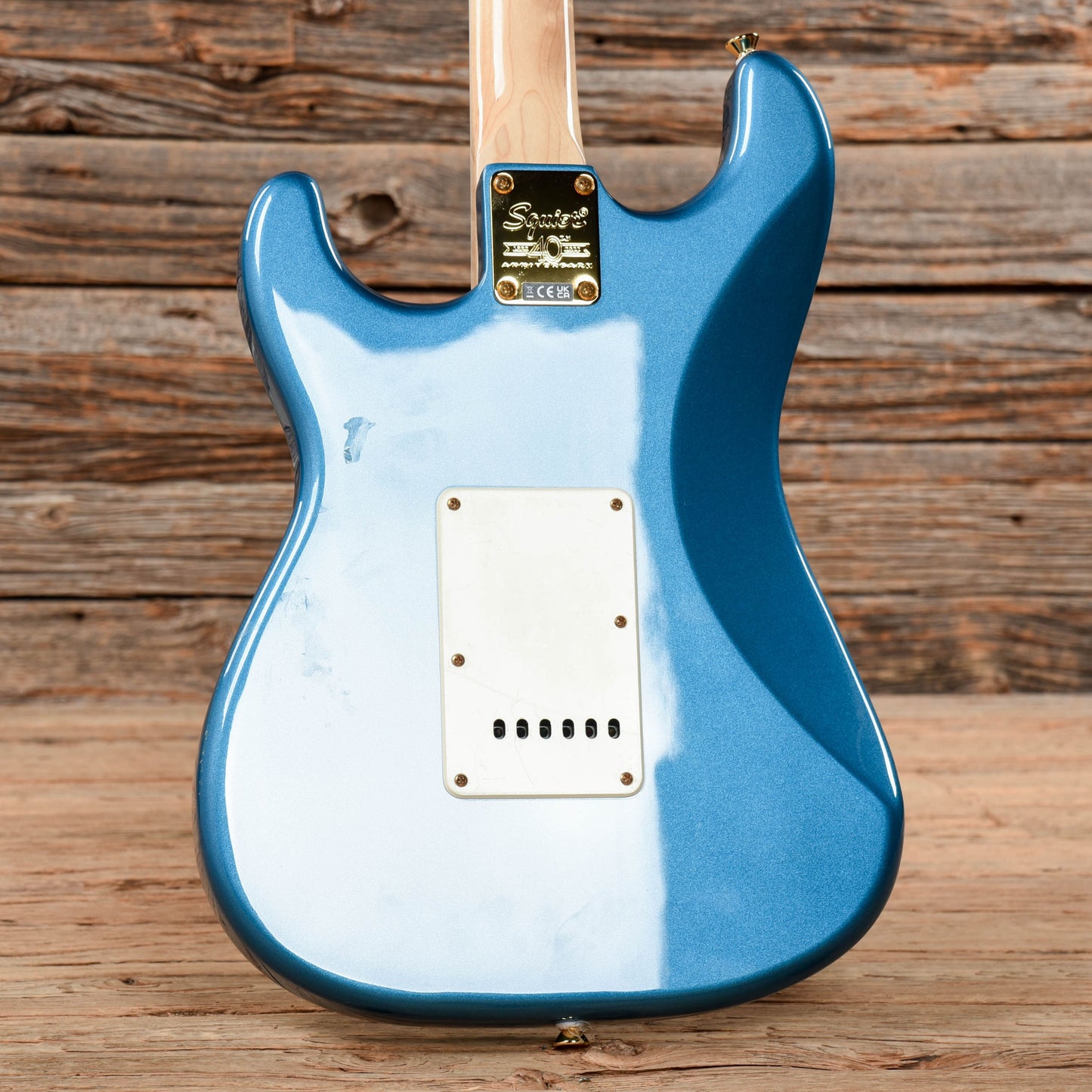 Squier 40th Anniversary Stratocaster Gold Edition Lake Placid Blue 2022 Electric Guitars / Solid Body