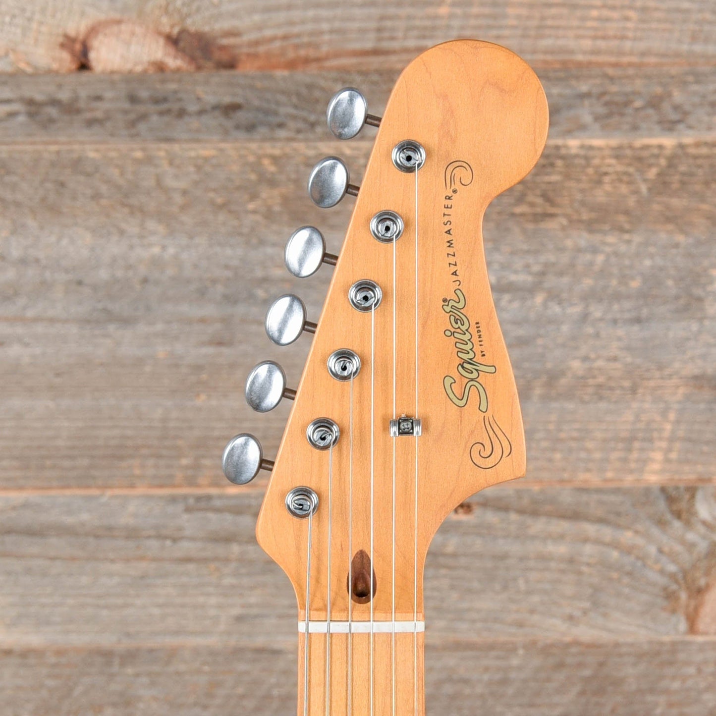 Squier 40th Anniversary Vintage Edition Jazzmaster Satin Desert Sand w/Gold Anodized Pickguard Electric Guitars / Solid Body