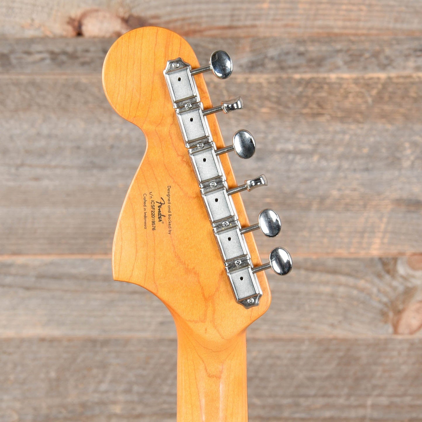 Squier Classic Vibe '60s Competition Mustang Capri Orange w/Dakota Red Stripe Electric Guitars / Solid Body