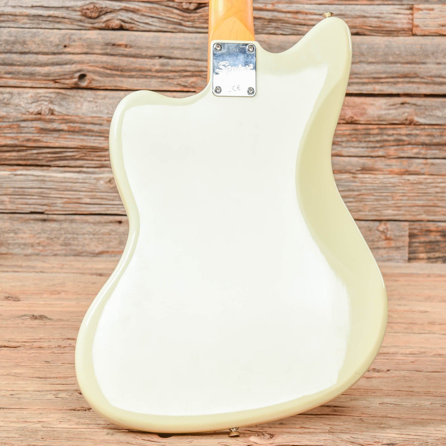 Squier J Mascis Jazzmaster Vintage White Electric Guitars / Solid Body