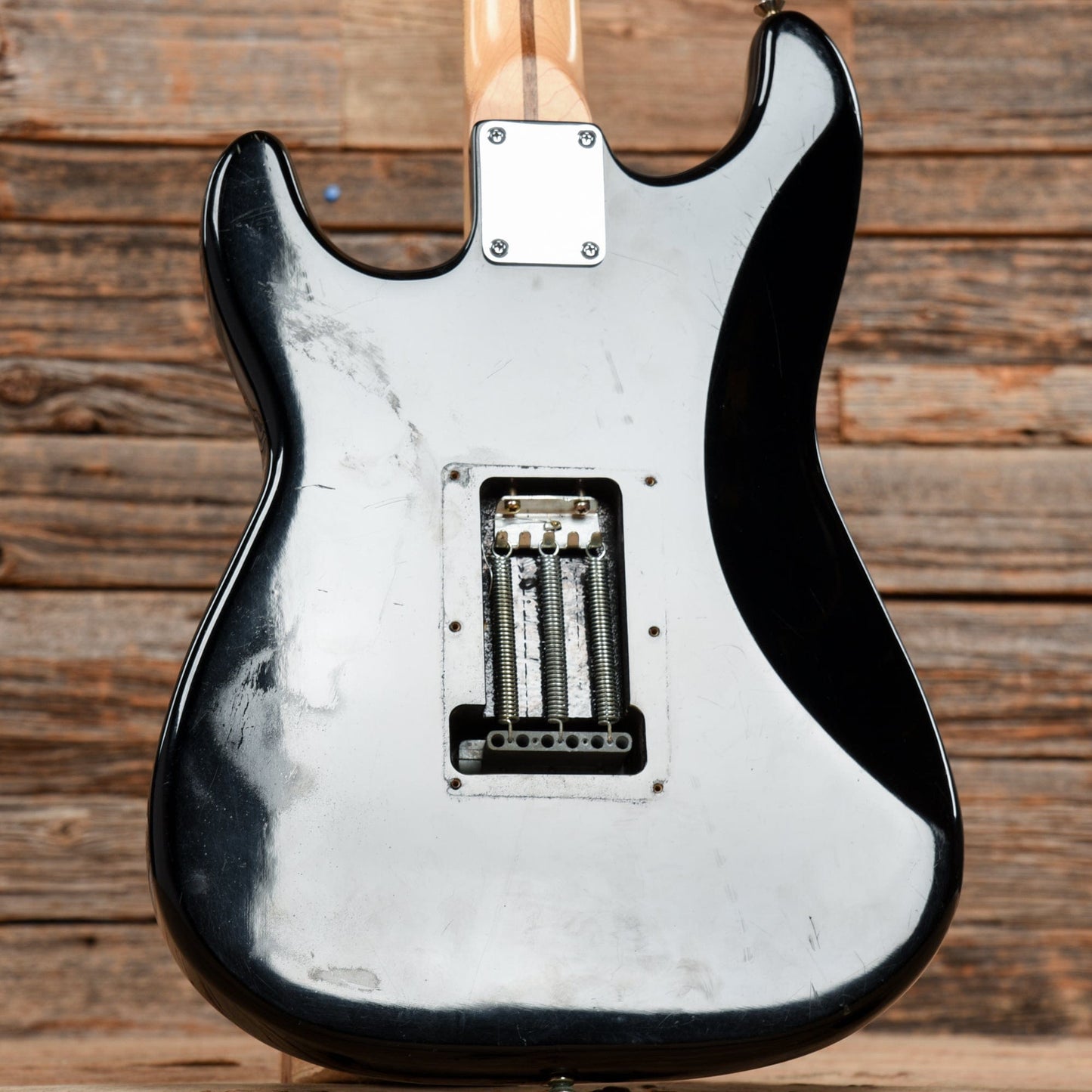 Squier Standard Stratocaster Black 1992 Electric Guitars / Solid Body