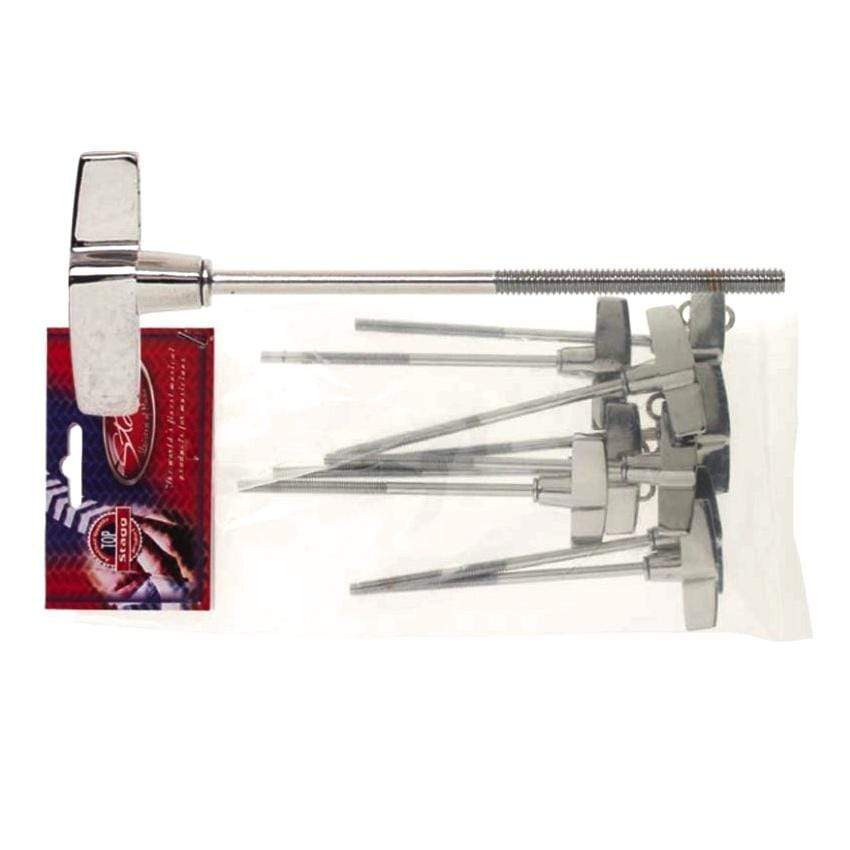 Stagg 4-1/3" Bass Drum T-Rods 7/32" Threading (10-Pack) Drums and Percussion / Parts and Accessories / Drum Parts