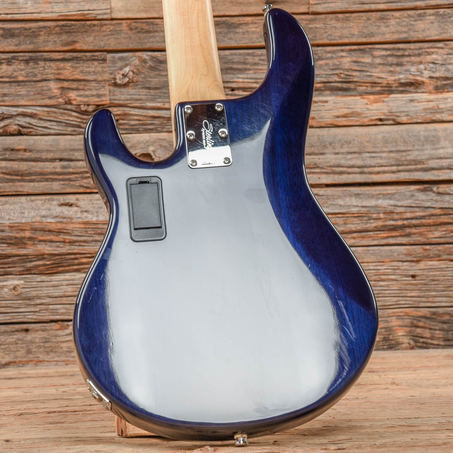 Sterling by Music Man StingRay Ray35QM Blue Burst Bass Guitars / 5-String or More