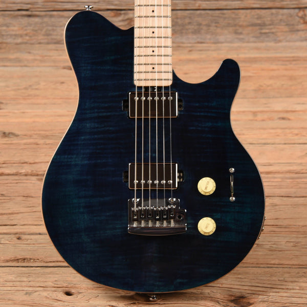 Sterling by Music Man AX3 SUB Axis Transparent Blue Chicago Music