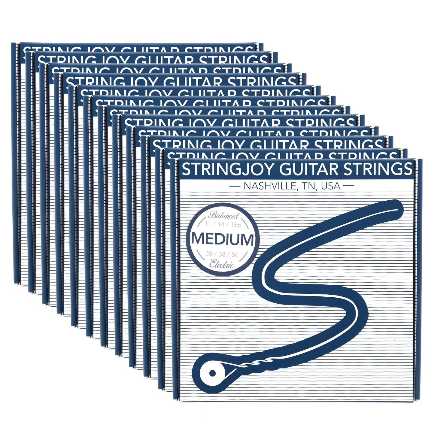 Stringjoy Electric Balanced Medium Gauge 11-50 12 Pack Bundle Accessories / Strings / Guitar Strings