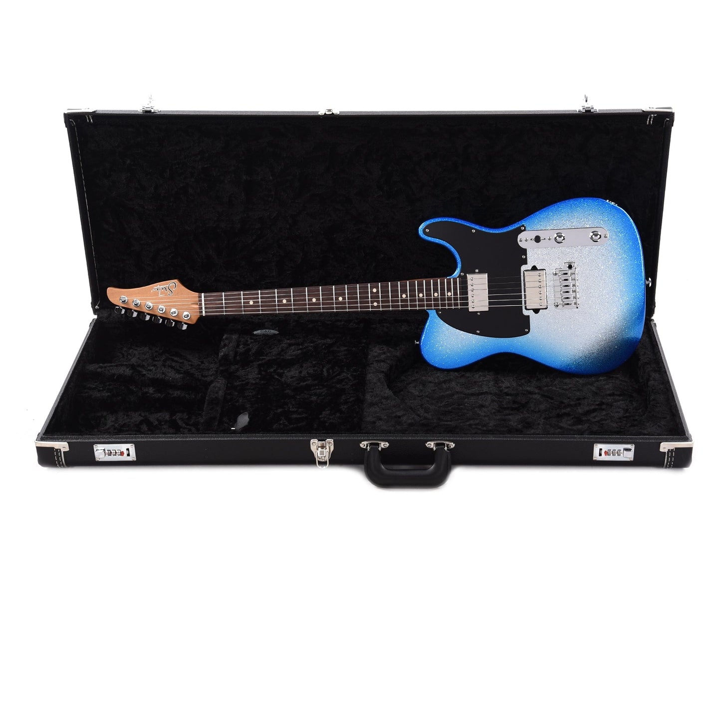 Suhr Custom Classic T Paulownia HH Blue Burst Sparkle w/Roasted Neck & Rosewood Fingerboard Electric Guitars / Solid Body