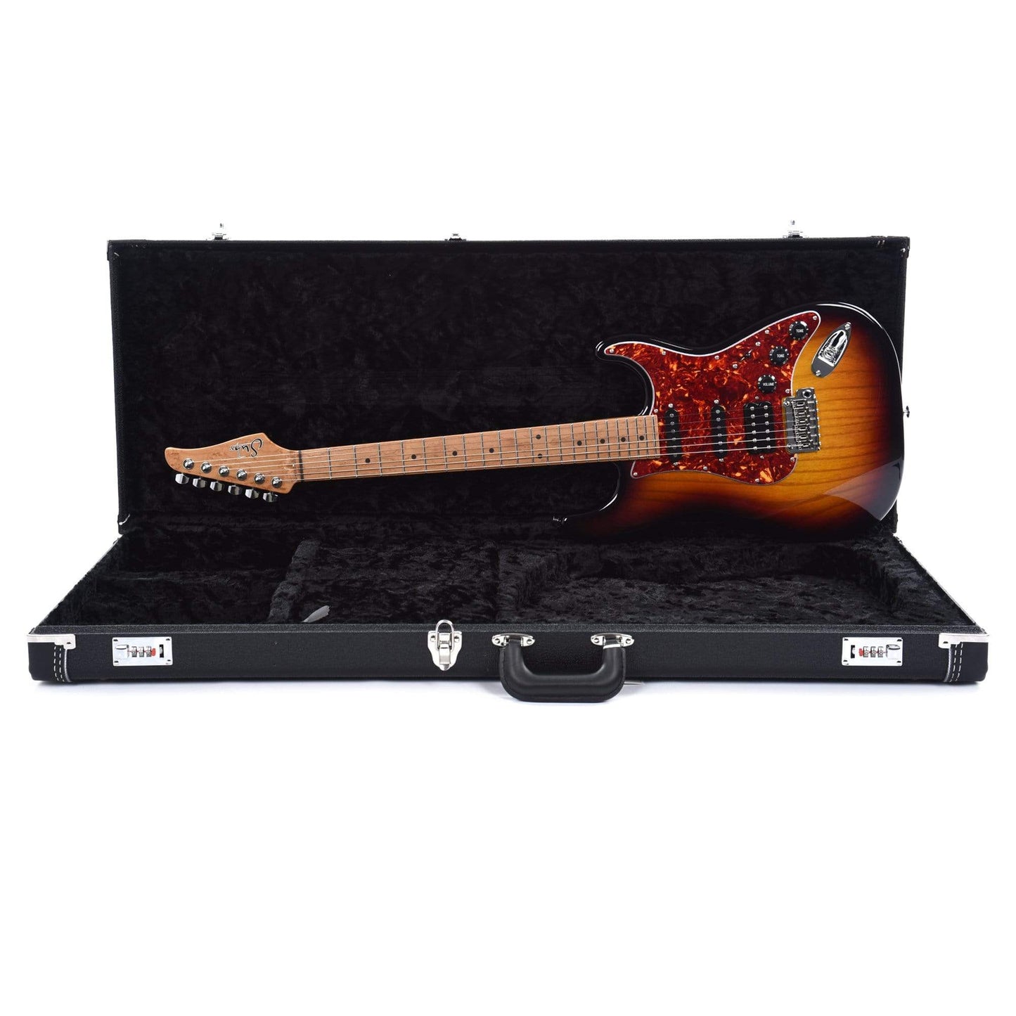 Suhr Limited Edition Classic S Paulownia HSS 3-Tone Burst w/AAA Roasted Birdseye Neck Electric Guitars / Solid Body