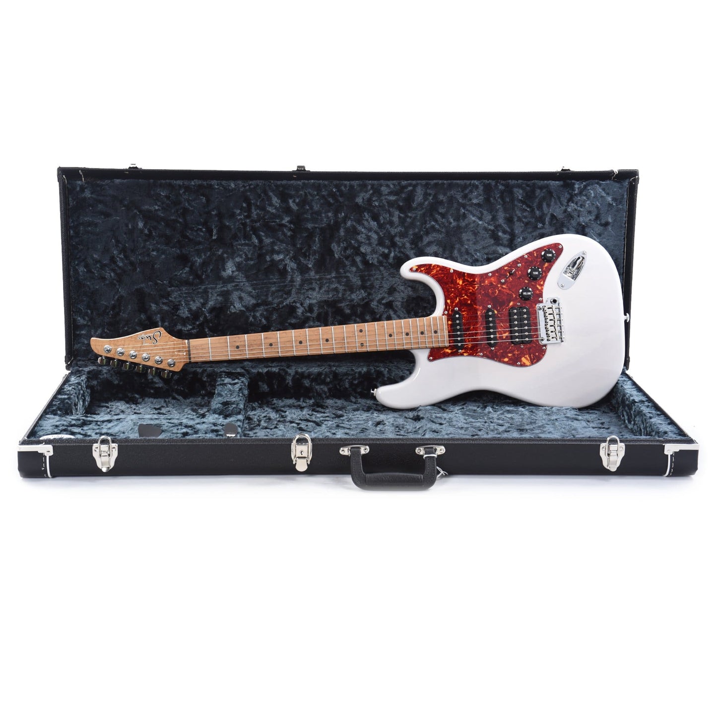 Suhr Limited Edition Classic S Paulownia HSS Trans White w/AAA Roasted Birdseye Neck Electric Guitars / Solid Body