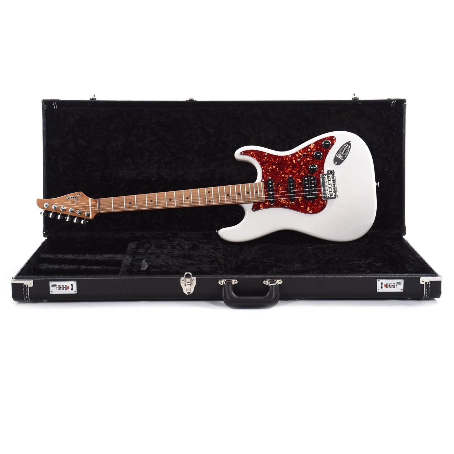 Suhr Limited Edition Classic S Paulownia HSS Trans White w/AAA Roasted Birdseye Neck Electric Guitars / Solid Body