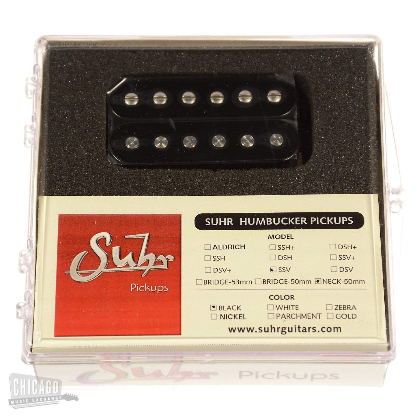 Suhr Humbucker SSV Neck Pickup Black Parts / Guitar Pickups
