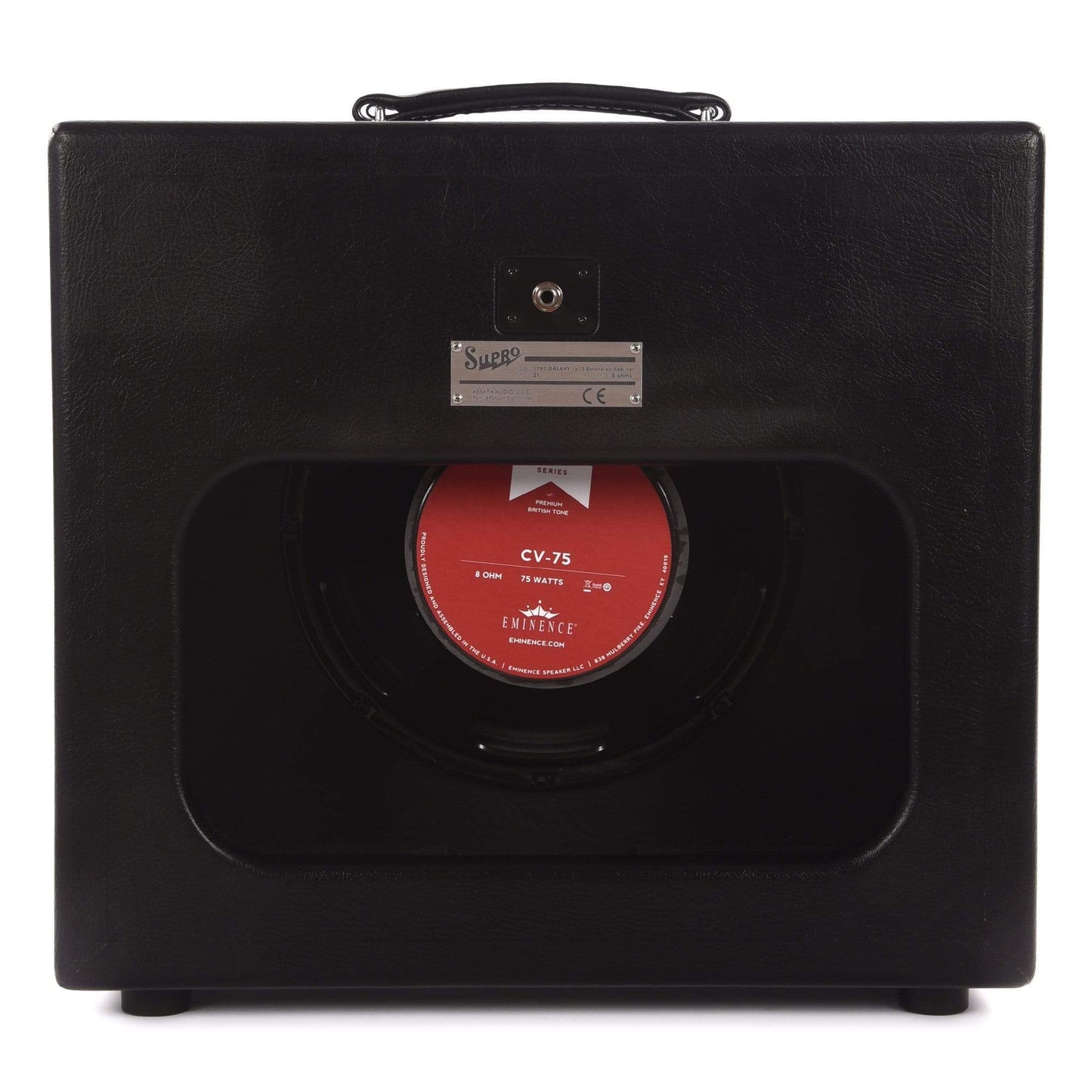 Supro Galaxy 1x12 Open Back Extension Cab w/Eminence CV75 Speakers Amps / Guitar Cabinets