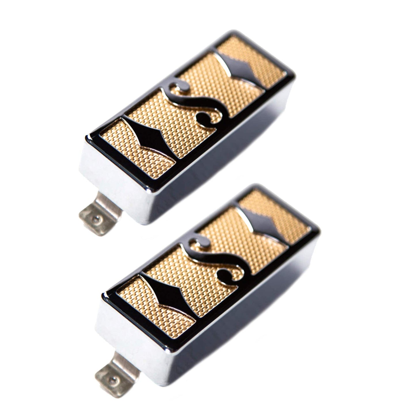 Supro Gold Foil Mini Humbucker Pickup Set Parts / Guitar Pickups