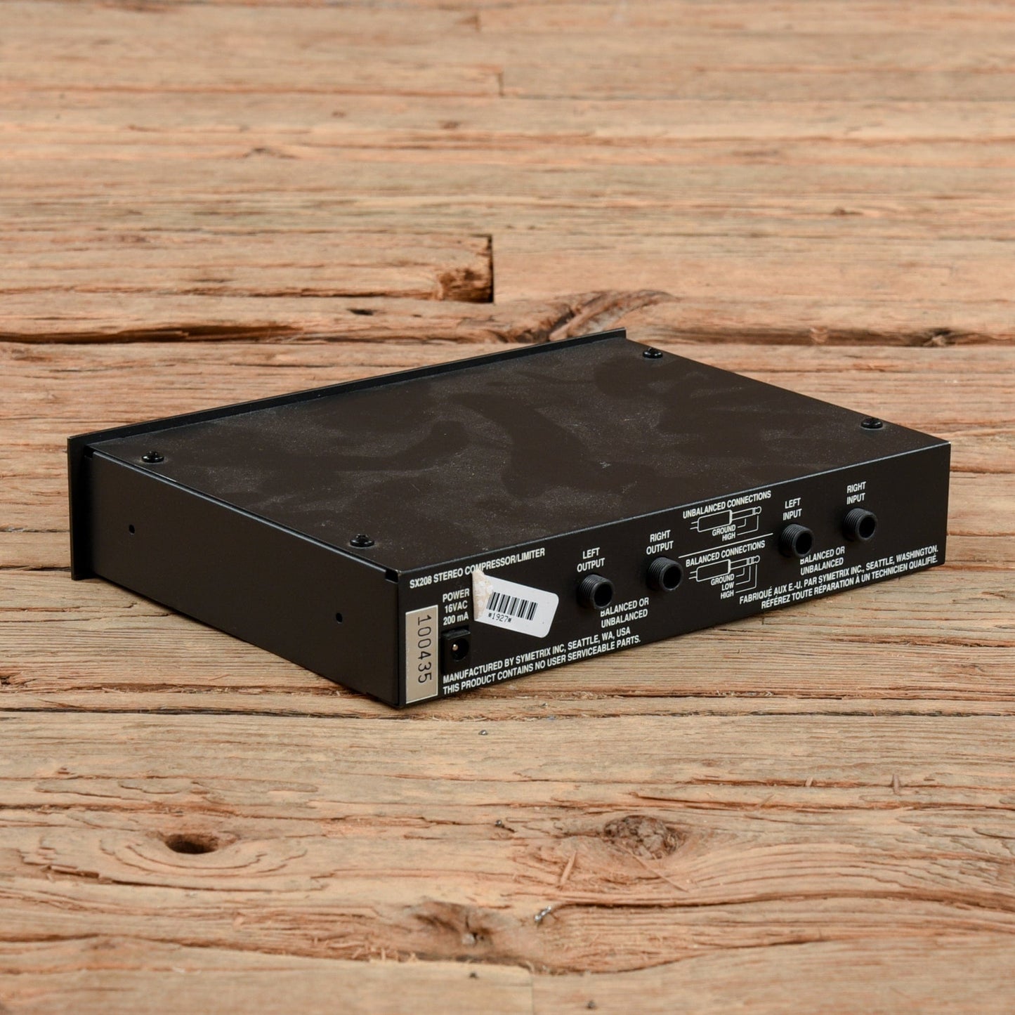 Symetrix SX208 Stereo Compressor Limiter USED Pro Audio / Recording