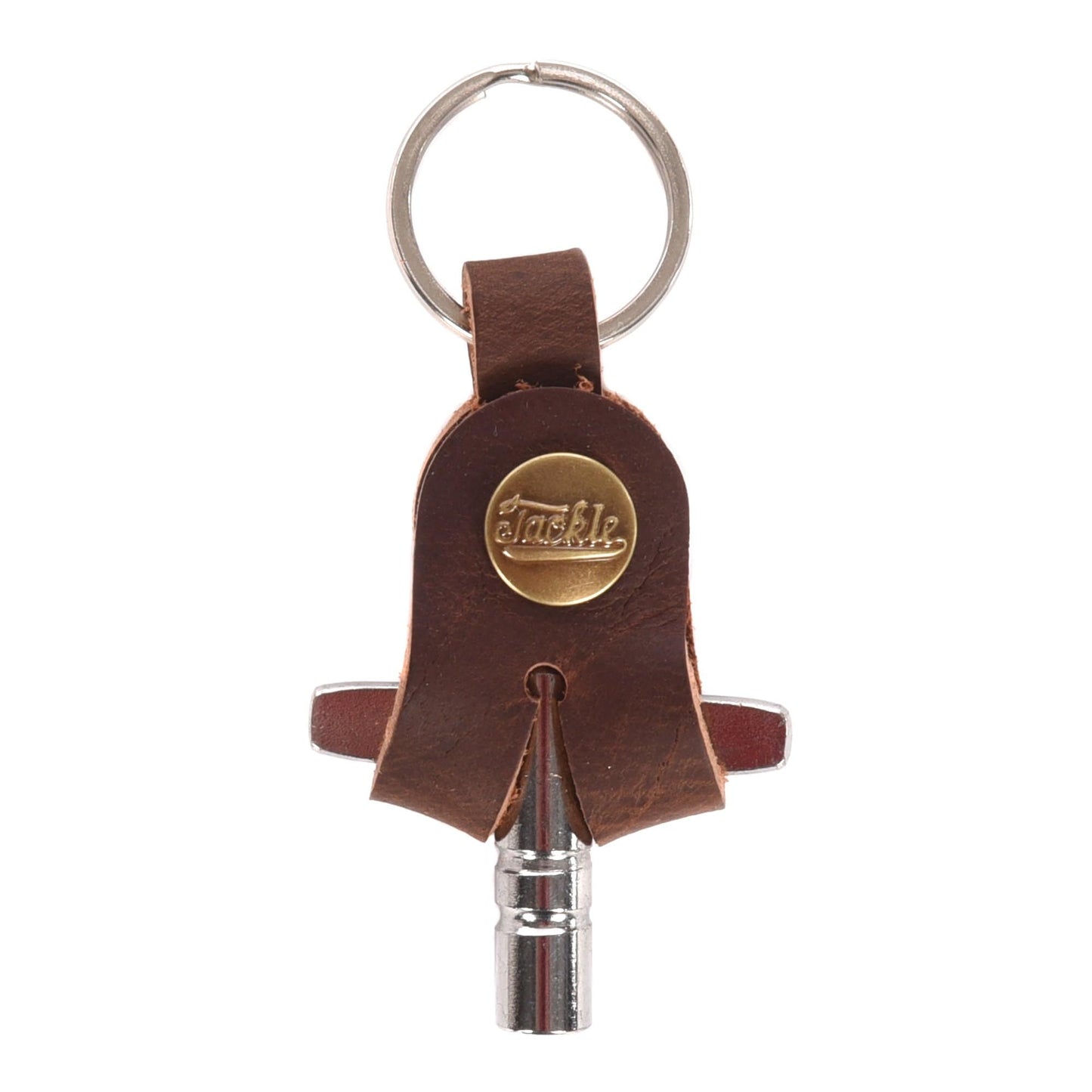 Tackle Leather Keychain Drum Key Holder Mahogany Accessories / Tools