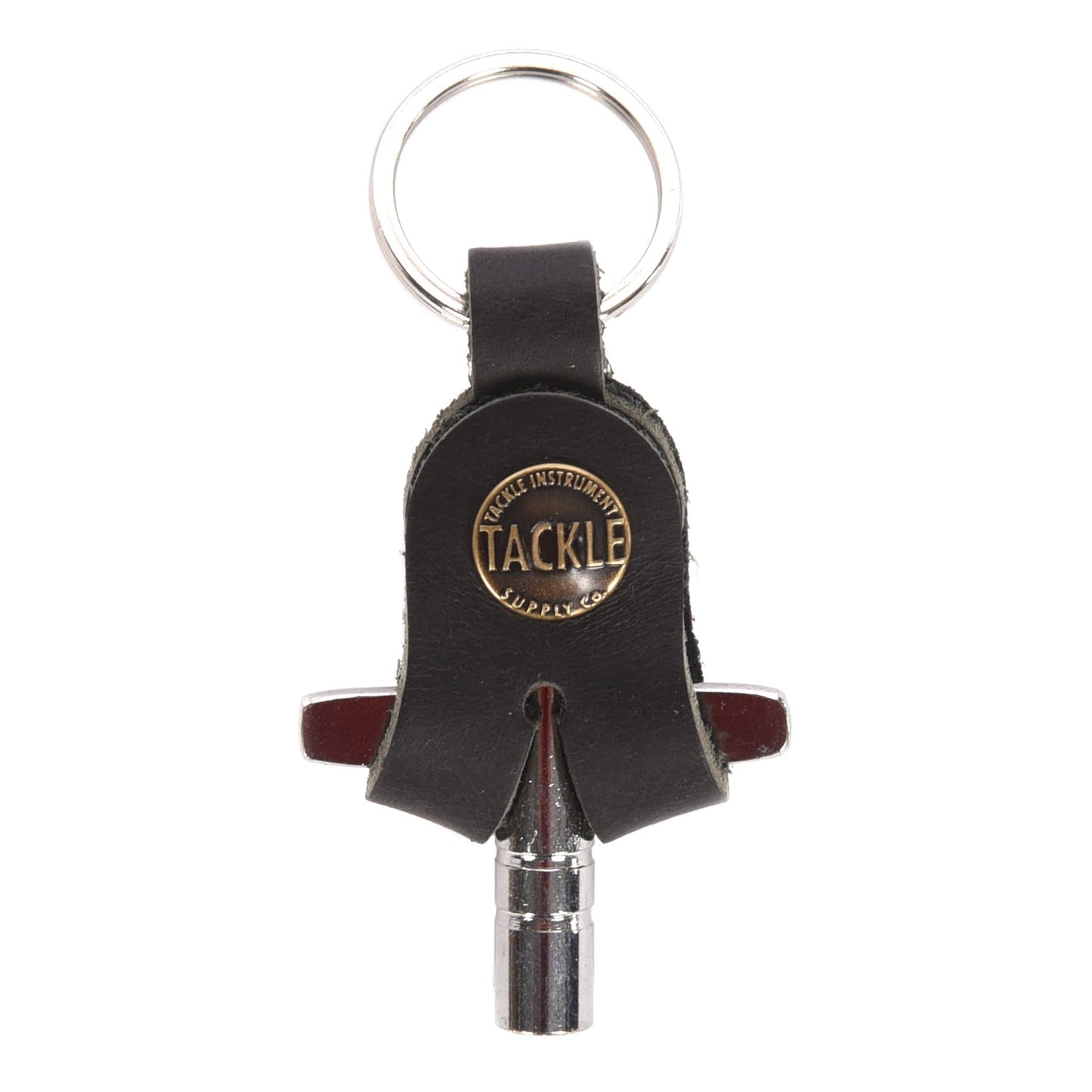 Tackle Leather Keychain Drum Key Holder Walnut Accessories / Tools