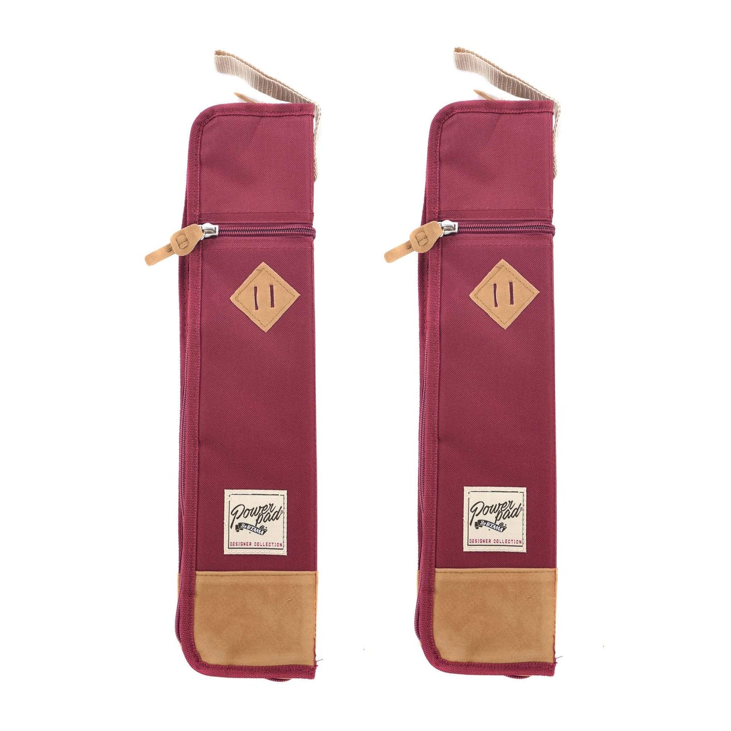 Tama Powerpad Compact Stick Bag Wine Red 2 Pack Bundle Drums and Percussion / Parts and Accessories / Cases and Bags