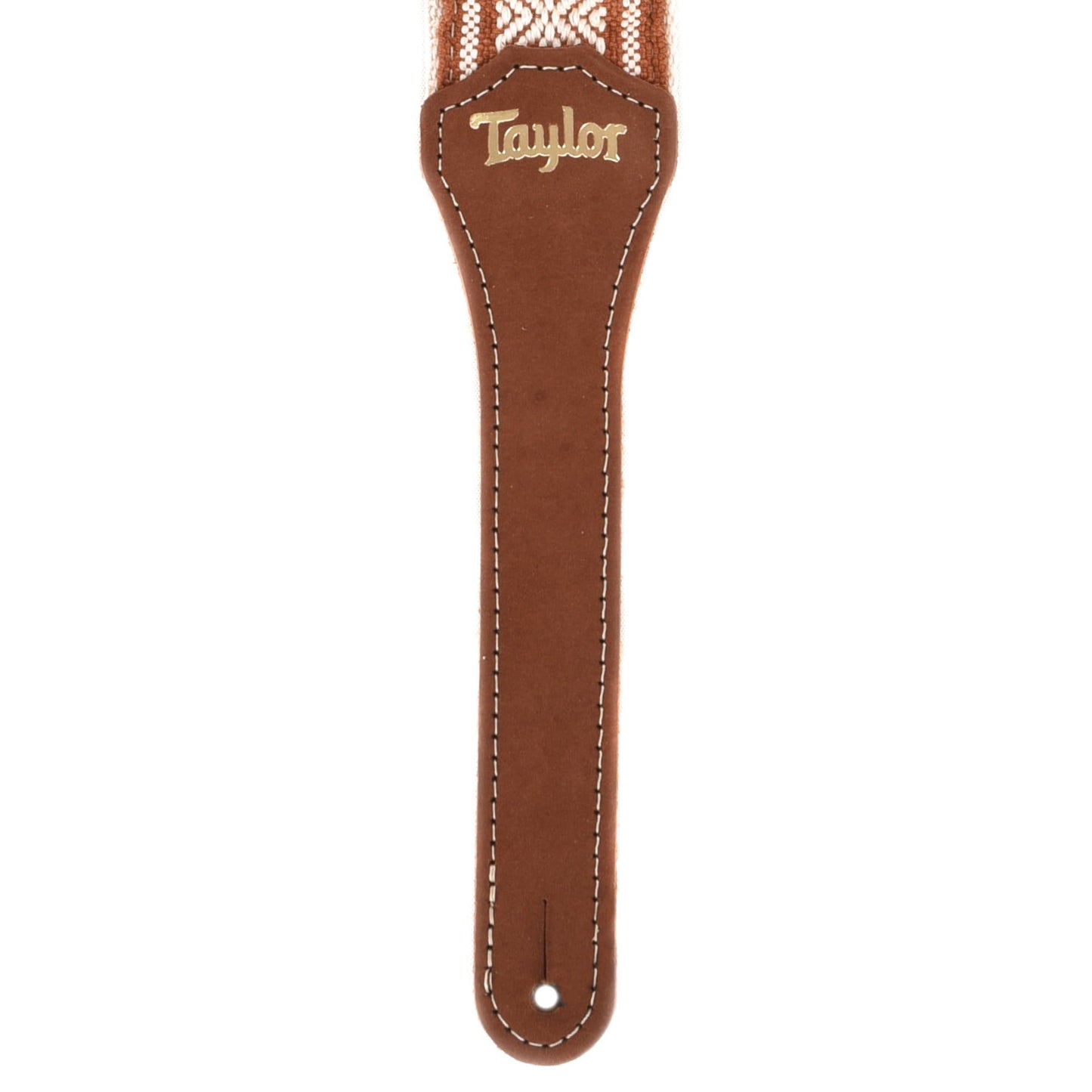 Taylor Strap White/Brown Jacquard Cotton 2" Accessories / Straps