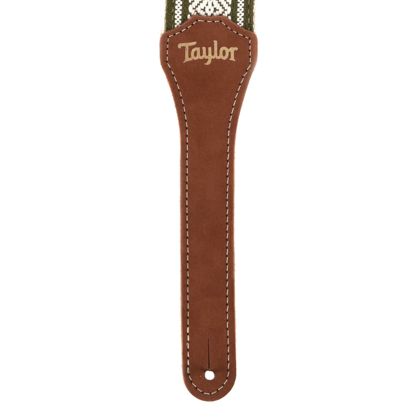 Taylor Strap White/Green Jacquard Cotton 2" Accessories / Straps