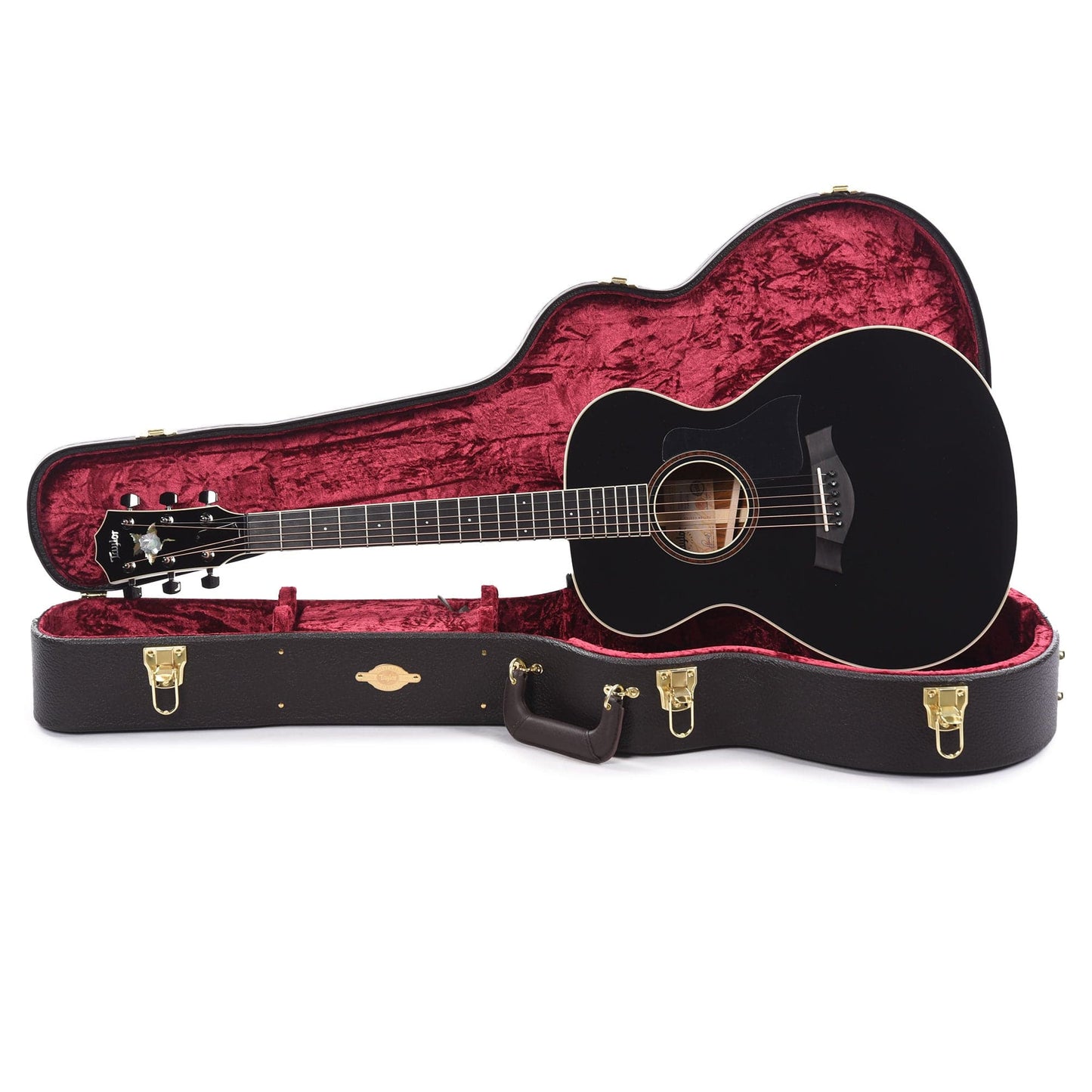 Taylor Custom Grand Concert Cocobolo & Engelmann Spruce Black Top w/Figured Mahogany Neck & Rose Pegehad Inlay Acoustic Guitars / Concert