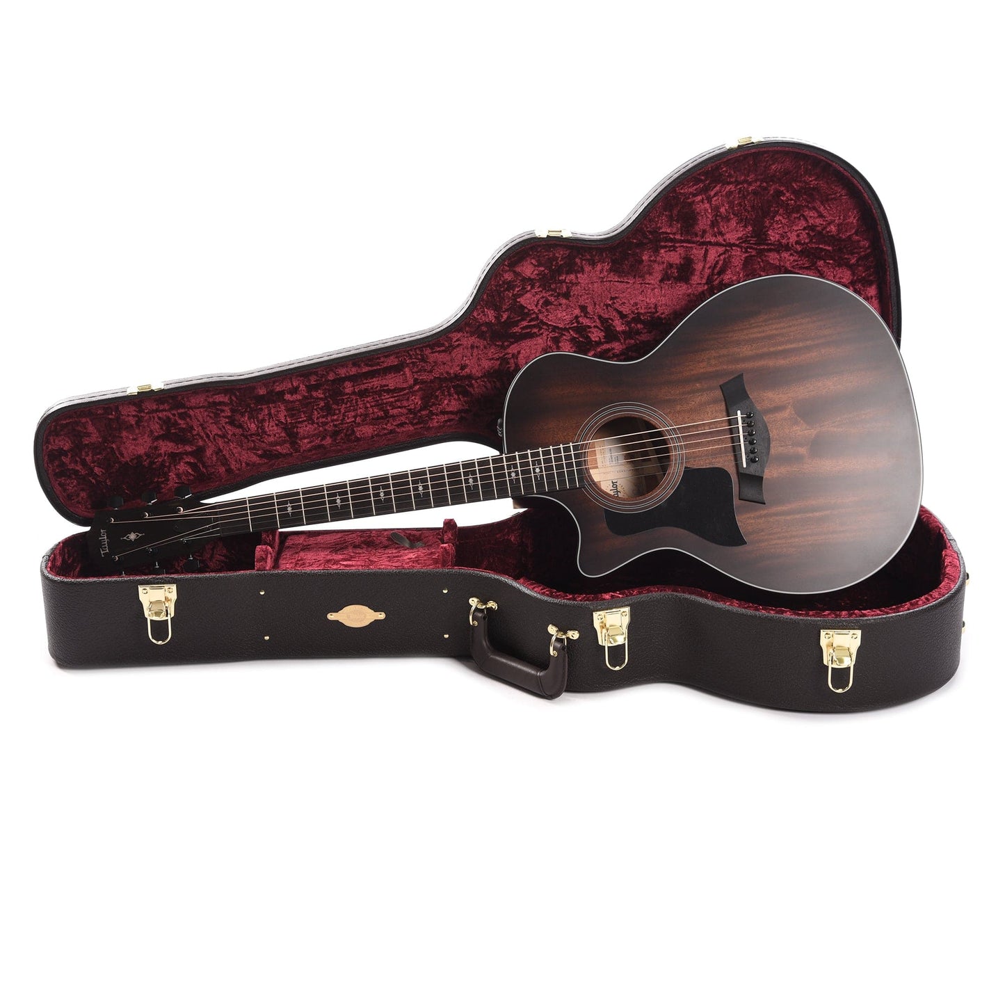 Taylor 324ce LEFTY Grand Auditorium Mahogany Shaded Edgeburst ES2 Acoustic Guitars / Left-Handed