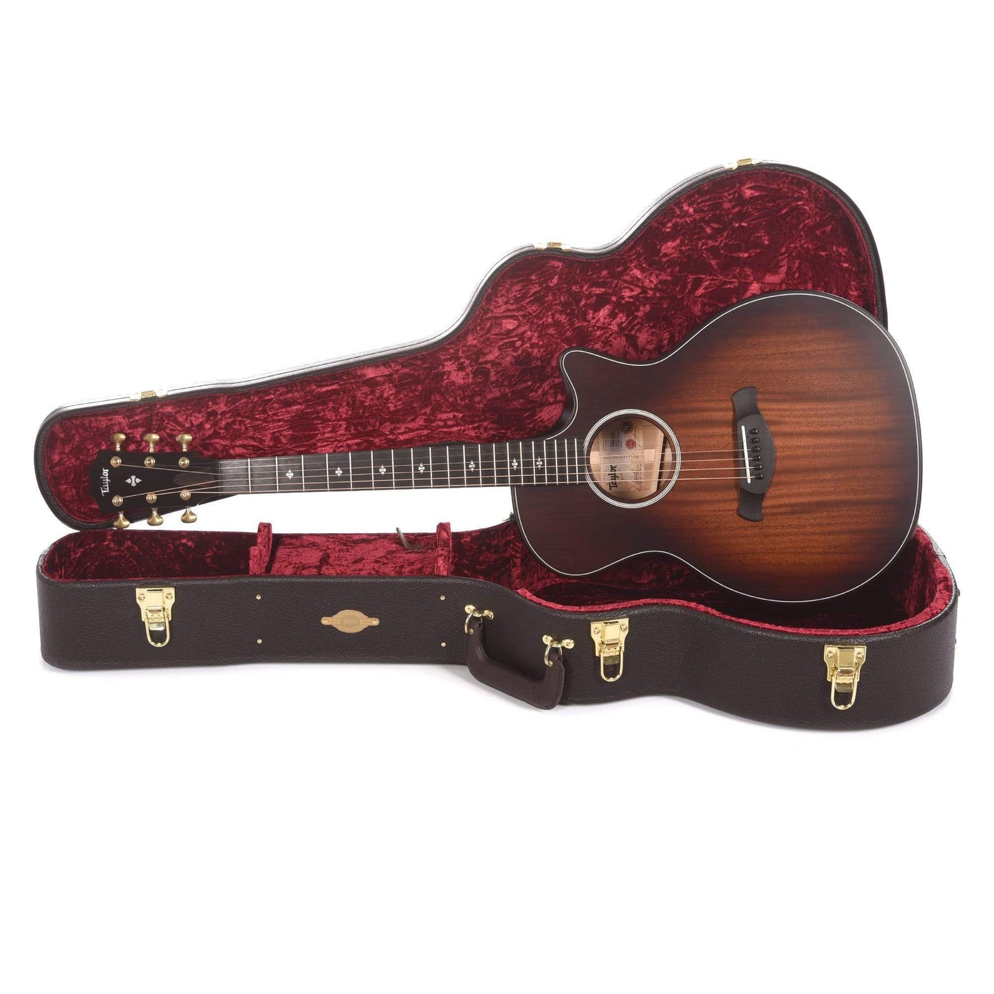 Taylor Builder's Edition 324ce Grand Auditorium Mahogany/Urban Ash Shaded Edgeburst Acoustic Guitars / OM and Auditorium
