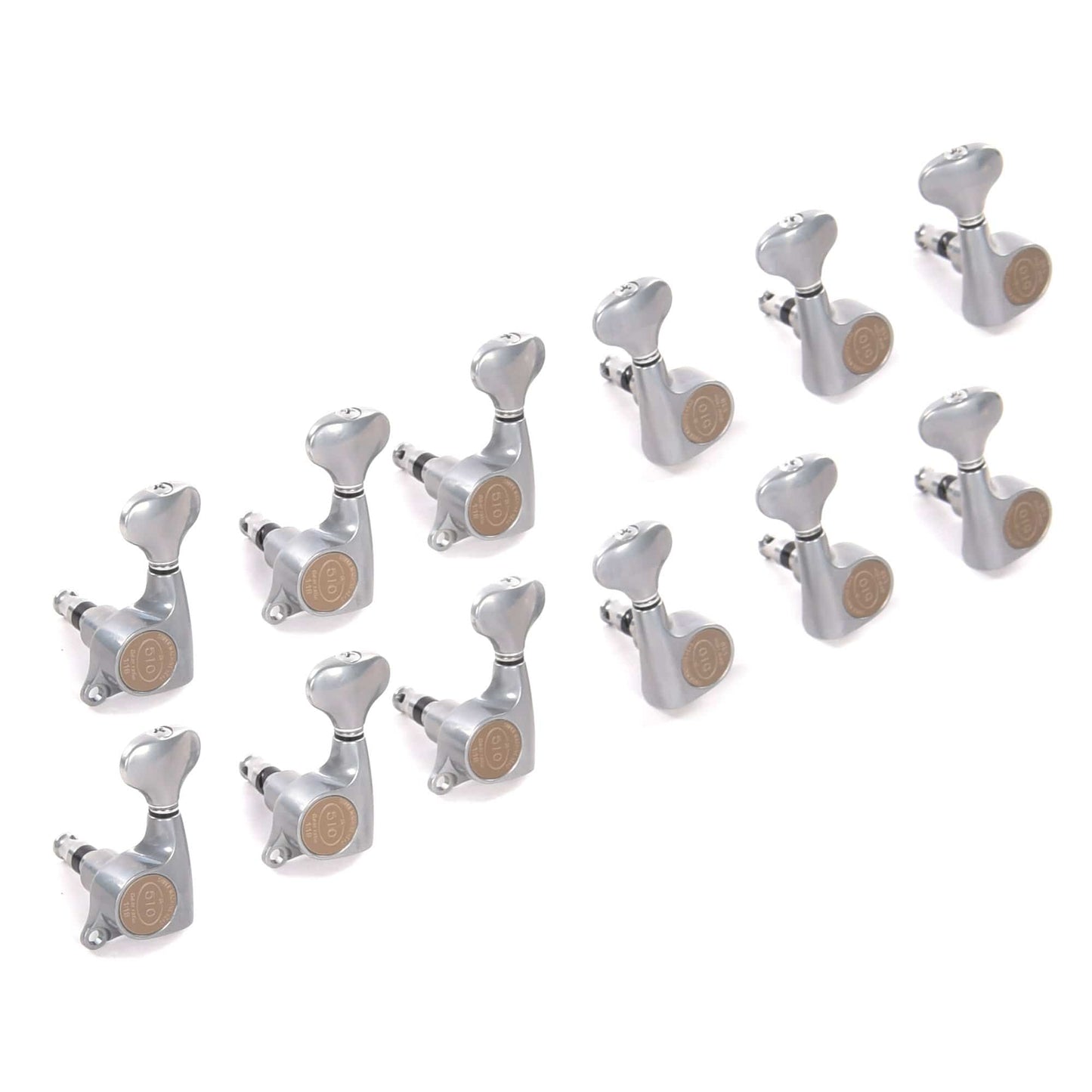 Taylor Gotoh Tuners 1:18 12-String Antique Chrome Parts / Tuning Heads