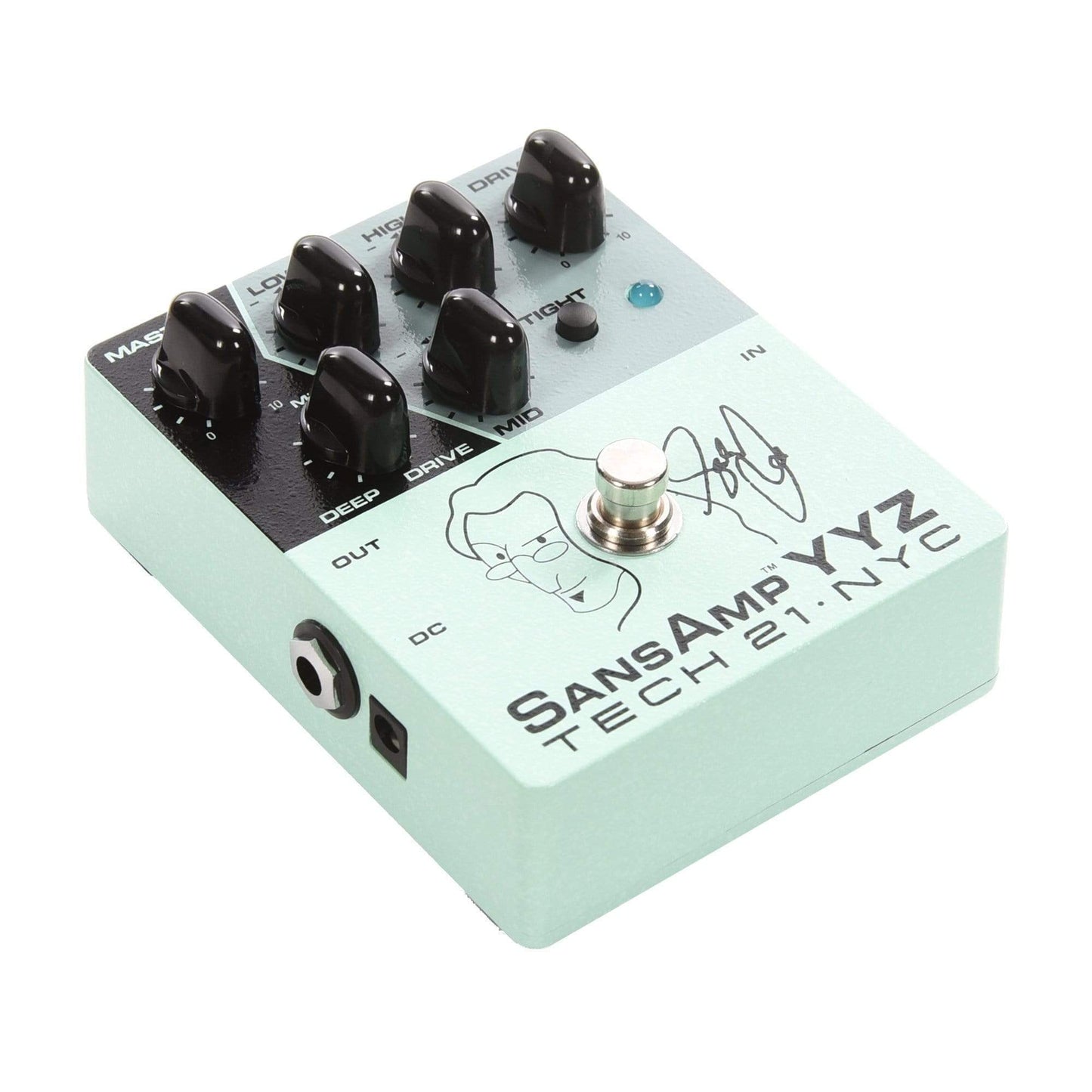 Tech 21 SansAmp Geddy Lee YYZ Signature Bass Pre-Amp Pedal Effects and Pedals / Bass Pedals