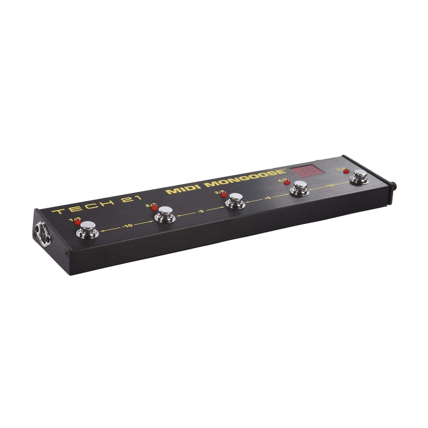 Tech 21 MIDI Mongoose 5-Button MIDI Footcontroller Effects and Pedals / Controllers, Volume and Expression
