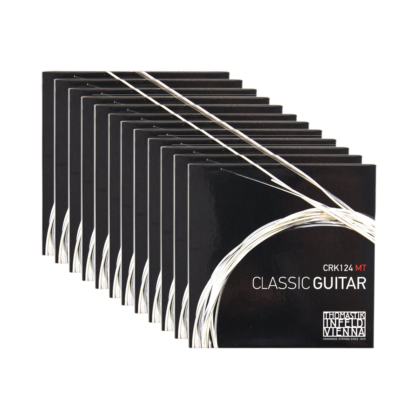 Thomastik Classic Carbon-Nylon Classical Strings Medium Tension 24-46 12 Pack Bundle Accessories / Strings / Guitar Strings
