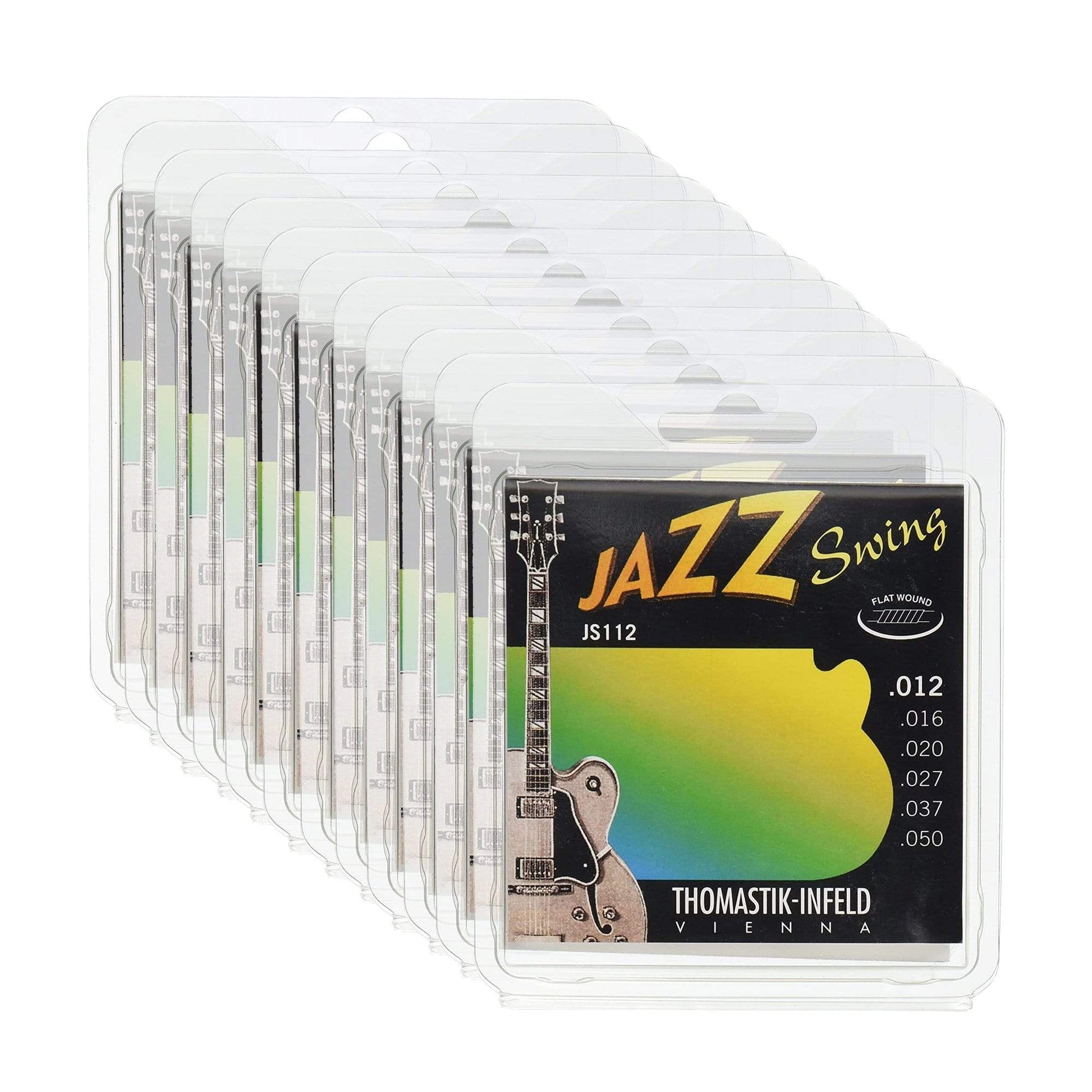 Thomastik JS112 Jazz Swing Flat 12-50 12 Pack Bundle Accessories / Strings / Guitar Strings