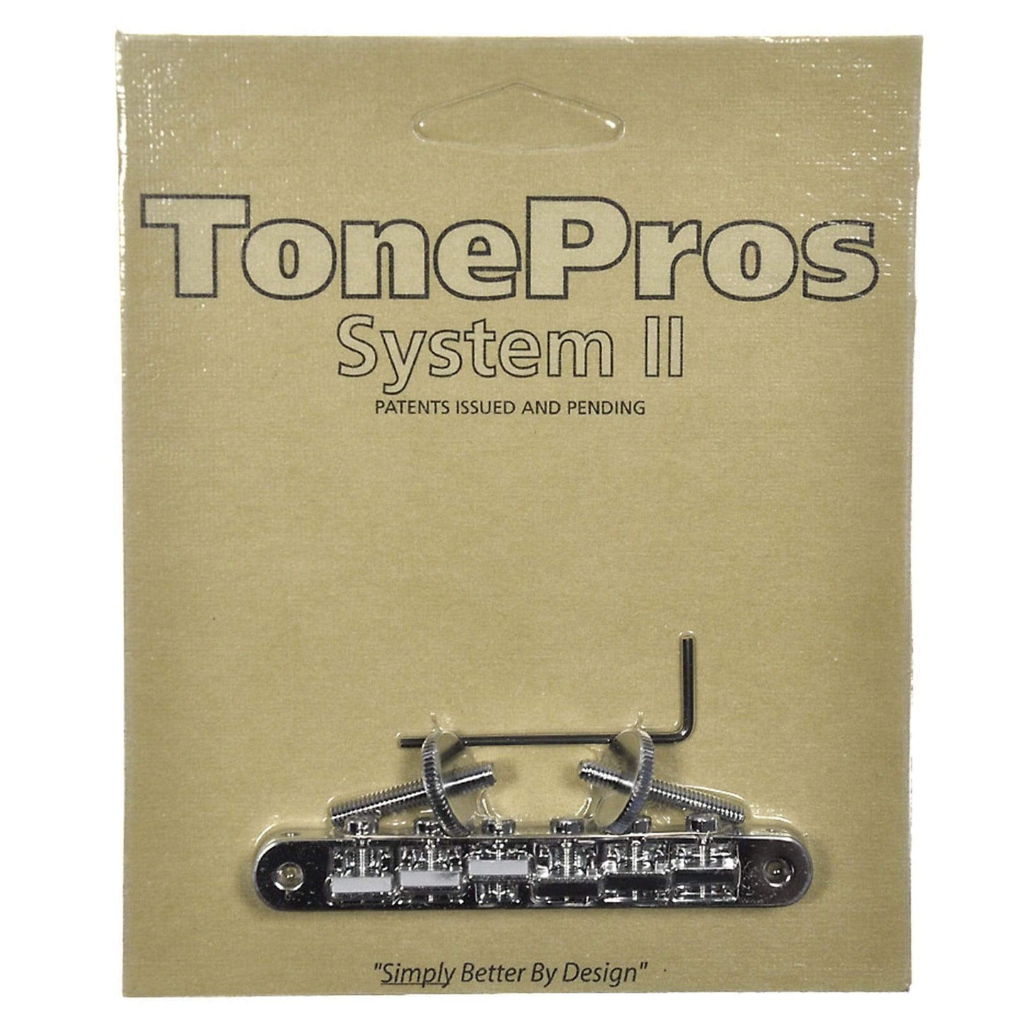 TonePros AVR-II Bridge - Chrome Parts / Guitar Parts / Bridges