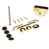 Towner V Block, Down Tension Bar, And Hinge Plate Adaptor System Gold Plated Parts / Guitar Parts / Tailpieces