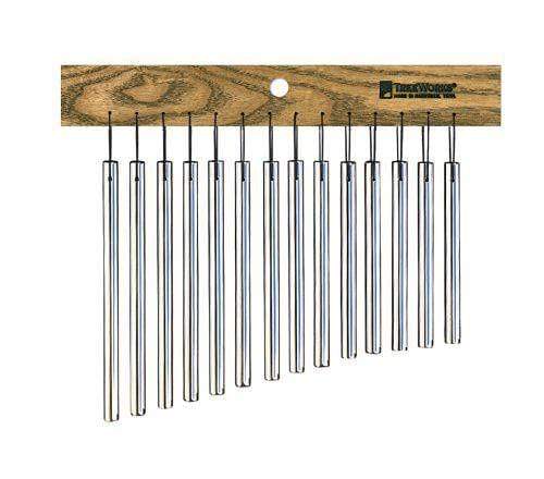 TreeWorks TRE417 Compact Single Row 14 Bar Classic Chimes Drums and Percussion / Auxiliary Percussion