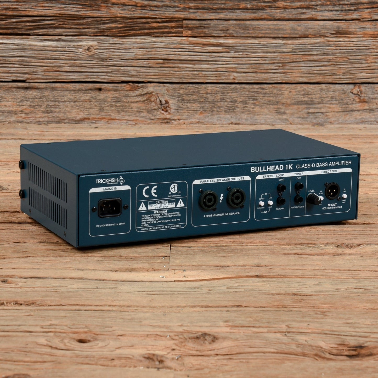 Trickfish Bullhead 1K 1000-Watt Bass Head Amps / Bass Cabinets