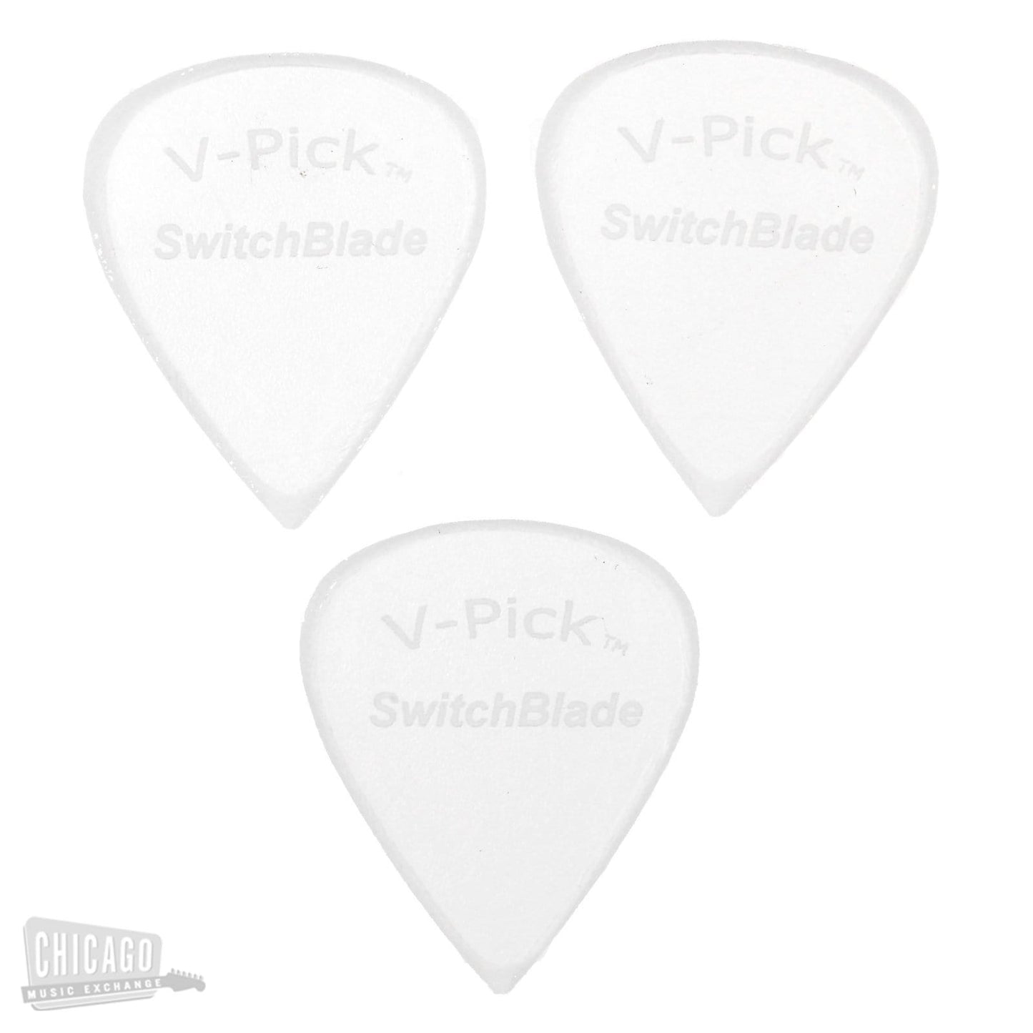 V-Pick Guitar Picks SwitchBlade Ghost Rim 1.5mm (3) Accessories / Picks