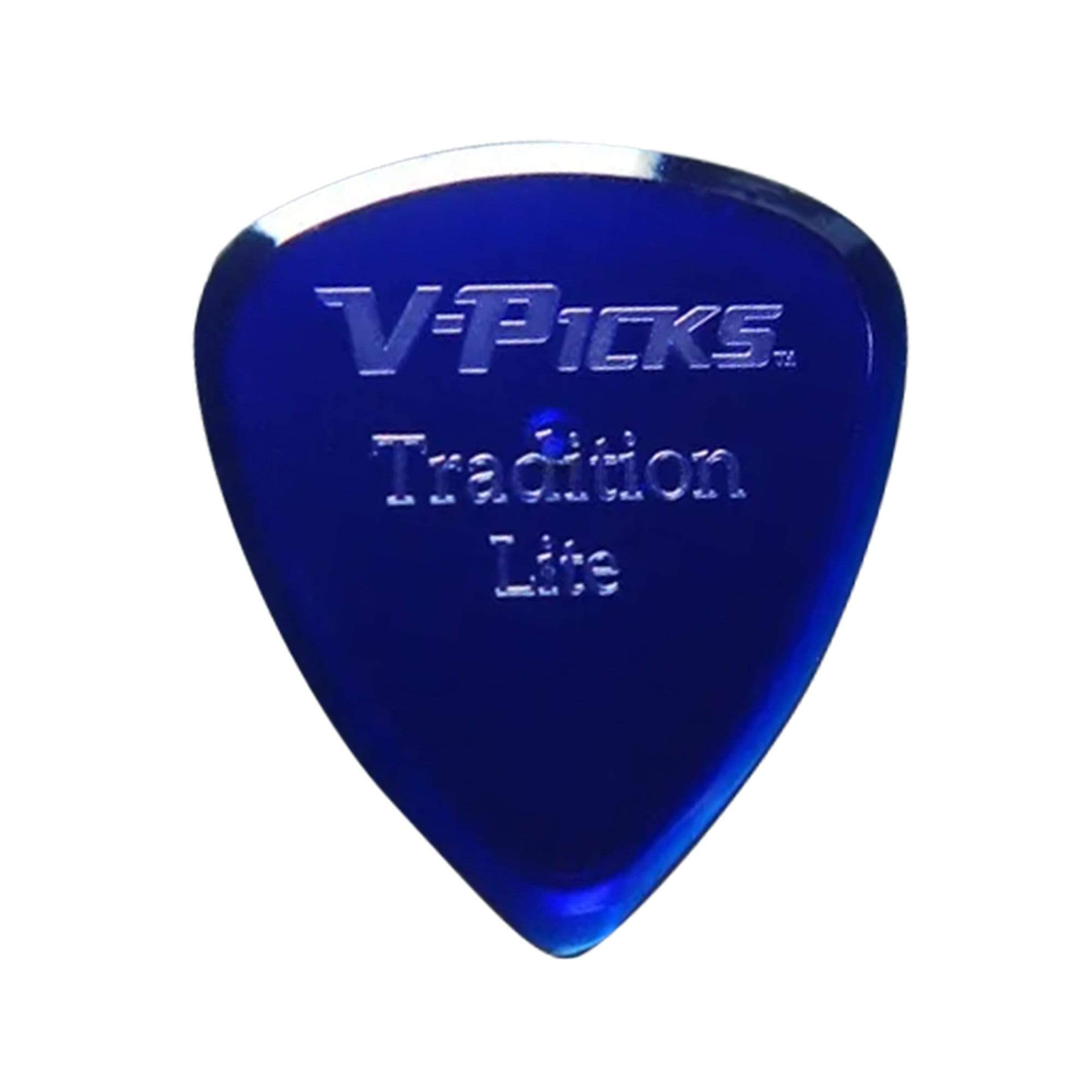 V-Picks Tradition Lite Guitar Pick Sapphire Blue (3) – Chicago Music ...