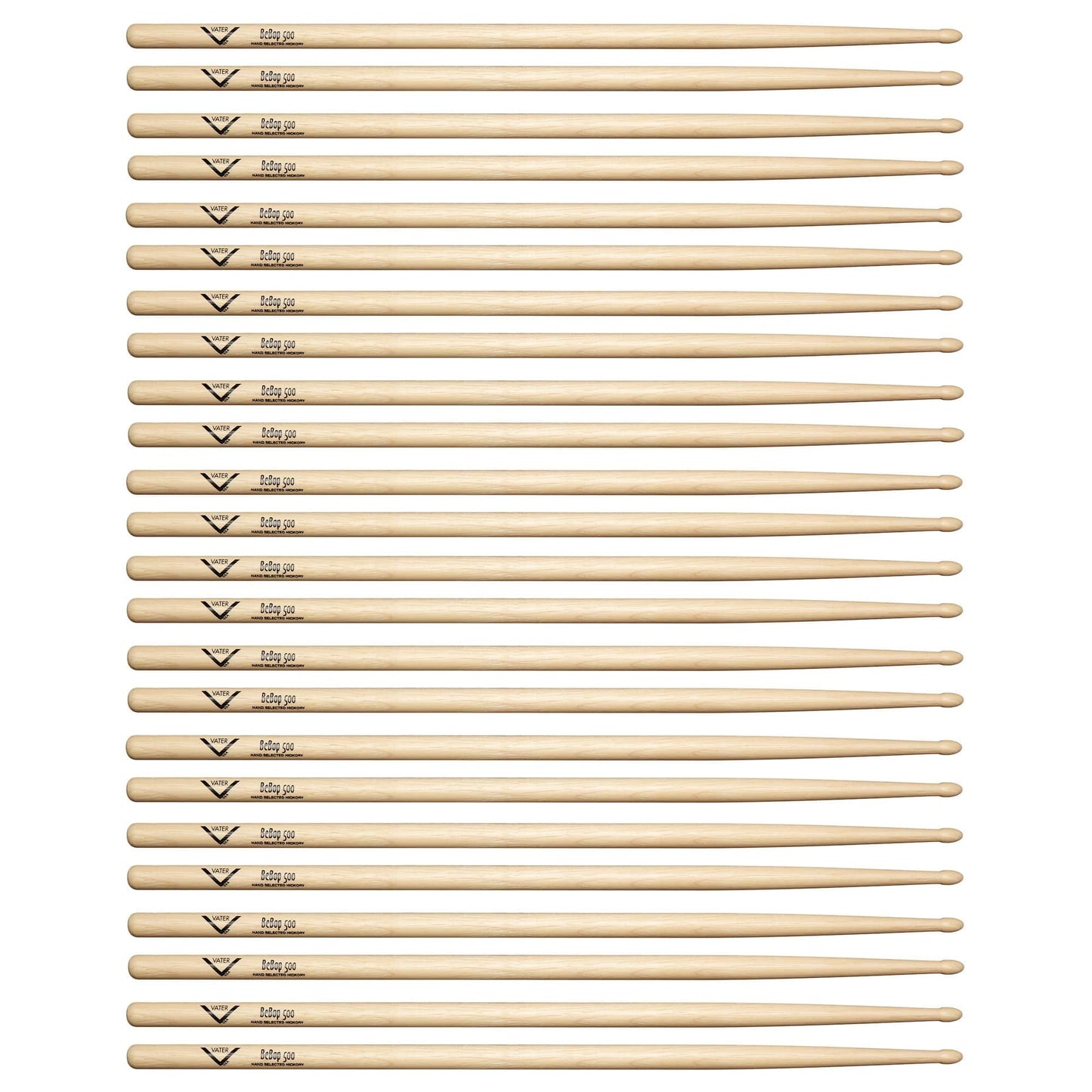 Vater BeBop 500 Drum Sticks (12 Pair Bundle) Drums and Percussion / Parts and Accessories / Drum Sticks and Mallets
