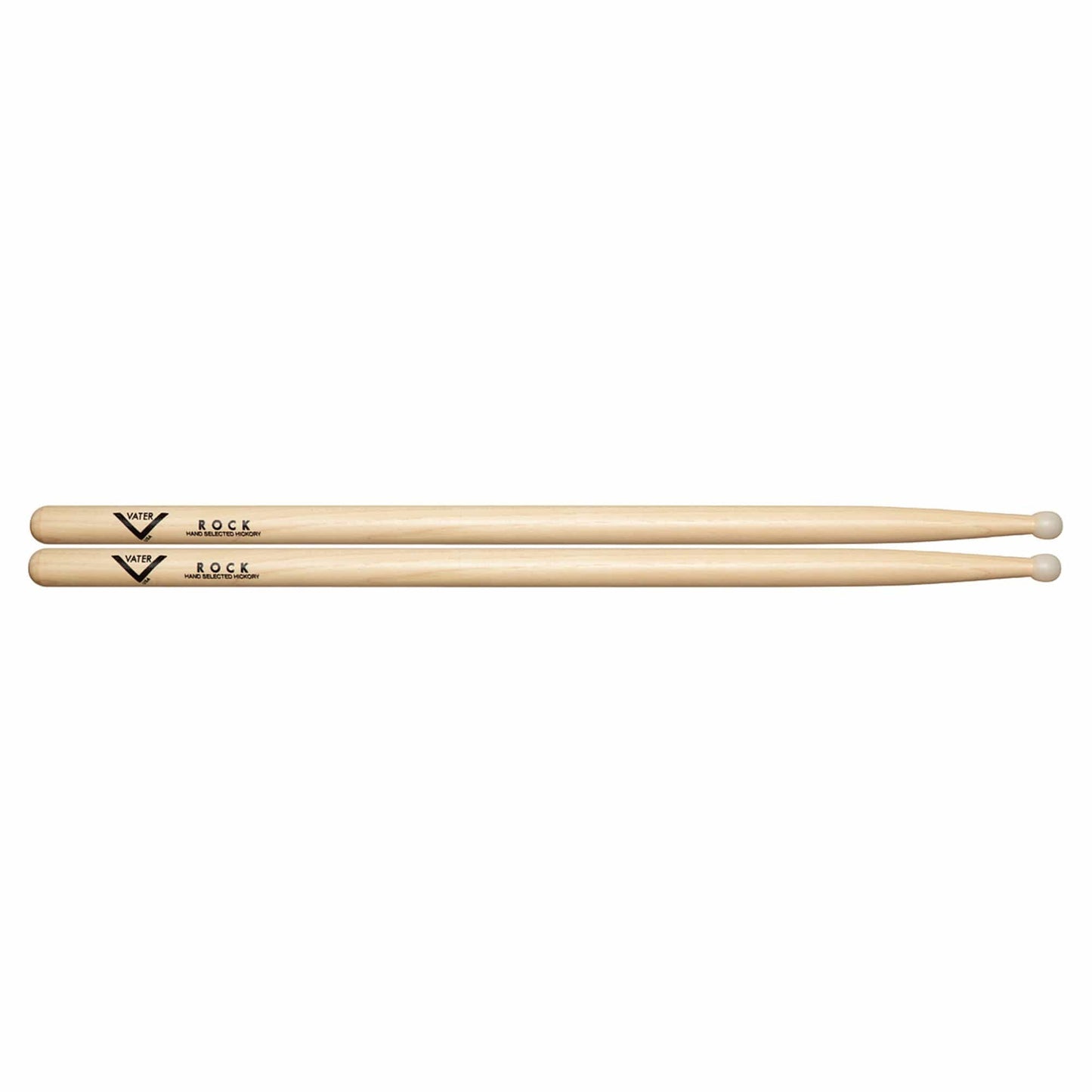 Vater Hickory Rock Nylon Tip Drum Sticks Drums and Percussion / Parts and Accessories / Drum Sticks and Mallets