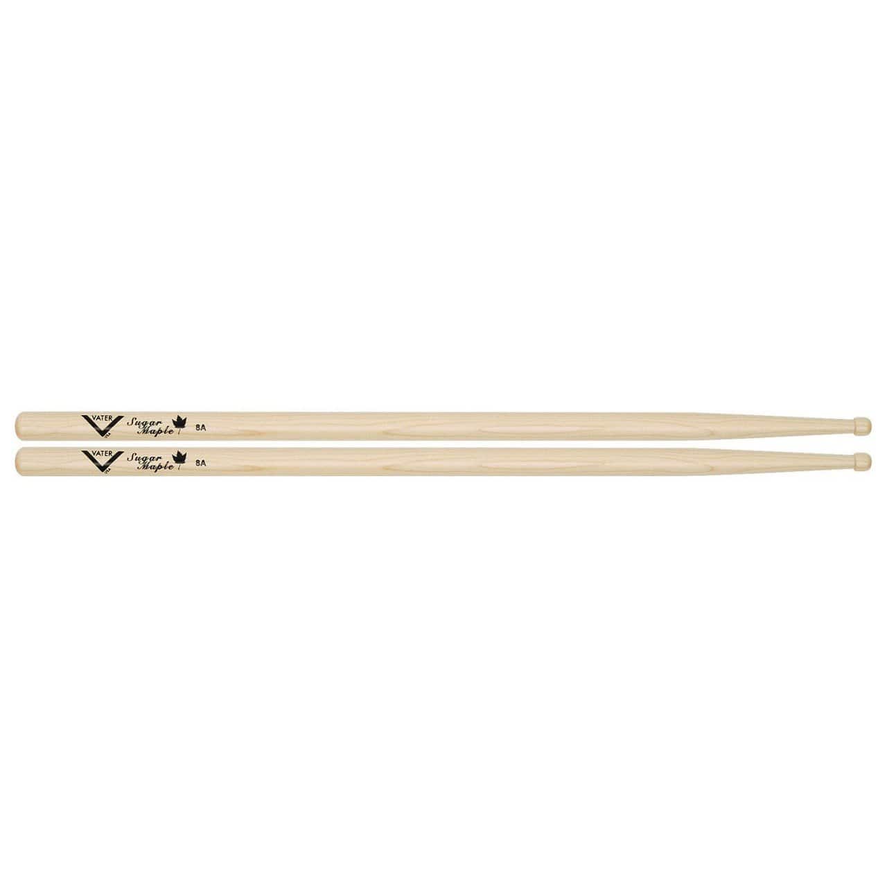 Vater Sugar Maple 8A Wood Tip Drum Sticks Drums and Percussion / Parts and Accessories / Drum Sticks and Mallets