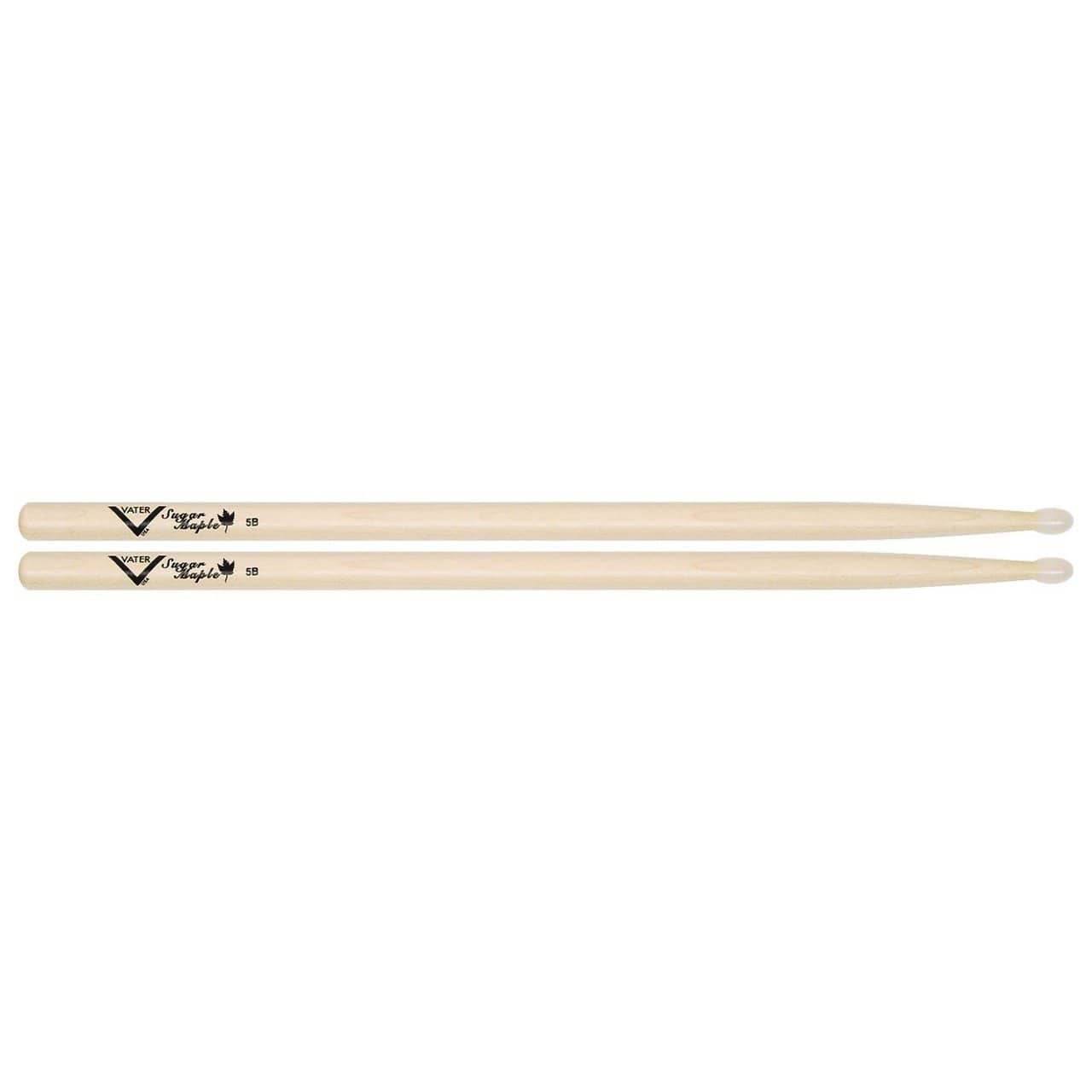 Vater Sugar Maple 5B Nylon Tip Drum Sticks Drums and Percussion