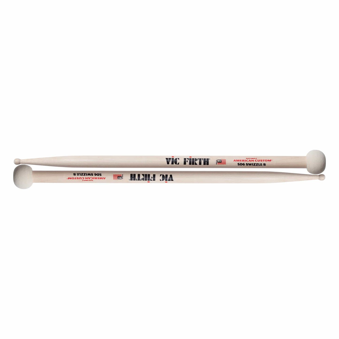 Vic Firth American Custom SD6 Swizzle B Drum Sticks Drums and Percussion / Parts and Accessories / Drum Sticks and Mallets