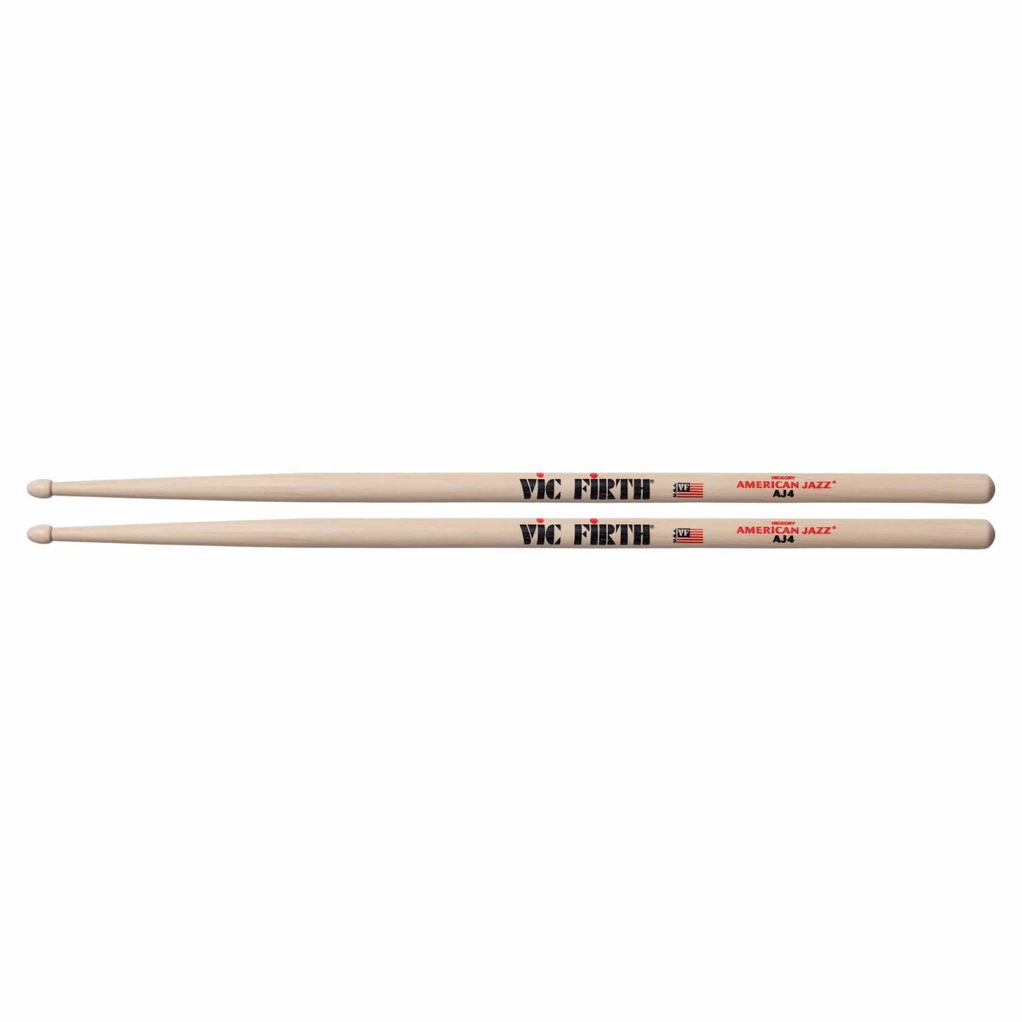 Vic Firth American Jazz AJ4 Wood Tip Drum Sticks Drums and Percussion / Parts and Accessories / Drum Sticks and Mallets