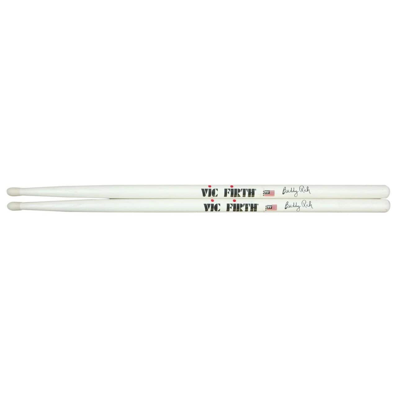 Vic Firth Buddy Rich Wood Tip Signature Drum Sticks Drums and Percussion / Parts and Accessories / Drum Sticks and Mallets