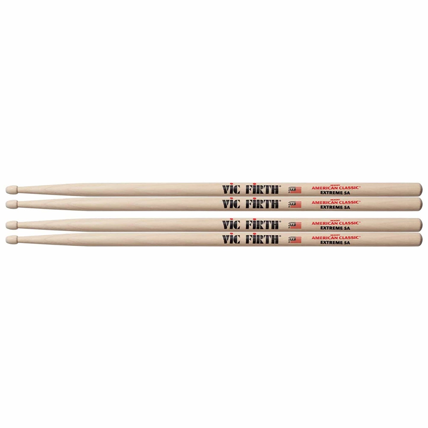 Vic Firth Extreme X5A Wood Tip Drum Sticks (2 Pair Bundle) Drums and Percussion / Parts and Accessories / Drum Sticks and Mallets