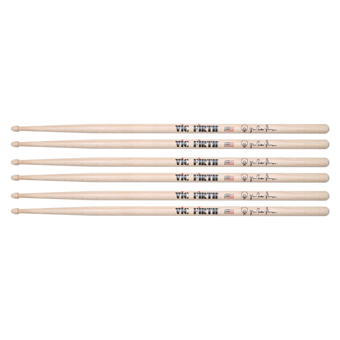 Vic Firth Questlove Natural Drum Sticks (3 Pair Bundle) Drums and Percussion / Parts and Accessories / Drum Sticks and Mallets