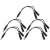 Voodoo Lab Cable 2.1mm Output Splitter Adaptor Male-Female/Female 5 Pack Bundle Accessories / Cables