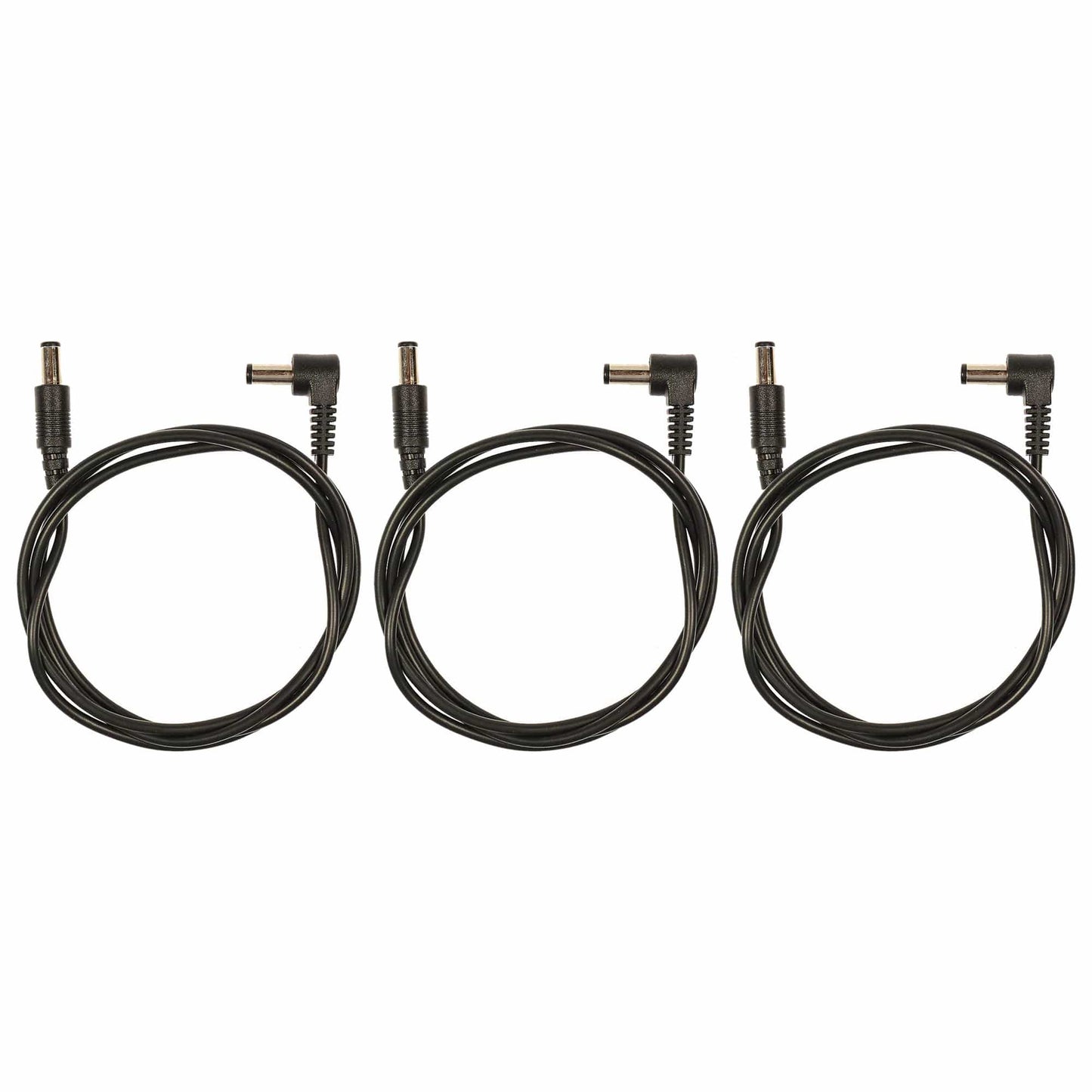Voodoo Lab Cable 2.1mm Standard Polarity Center Negative Right-Straight 36" 3 Pack Bundle Accessories / Cables